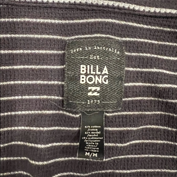 Billabong Grey and White Striped Cardigan - Picture 4 of 4